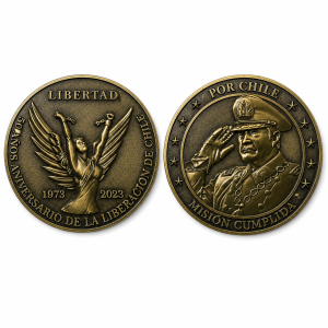 mockup moneda 50 años